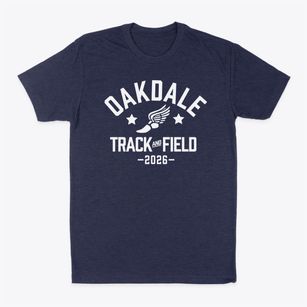 Oakdale Elementary School Track and Field Classic Dad T-Shirt