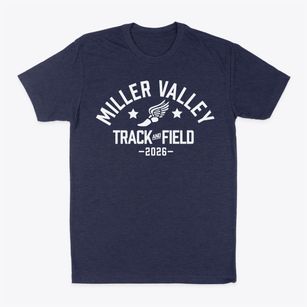 Miller Valley Elementary School Track and Field Classic Dad T-Shirt