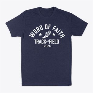 Word Of Faith Academy Track and Field Classic Dad T-Shirt