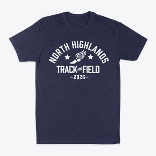 North Highlands Elementary School Track and Field Classic Dad T-Shirt