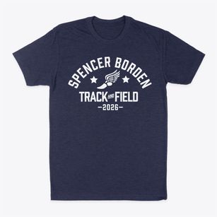 Spencer Borden Elementary School Track and Field Classic Dad T-Shirt