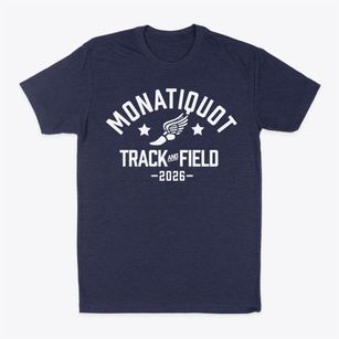 Monatiquot Elementary School Track and Field Classic Dad T-Shirt