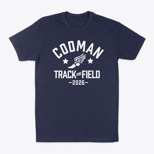 Codman Academy Track and Field Classic Dad T-Shirt