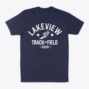Lakeview Early Childhood Track and Field Classic Dad T-Shirt