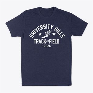 University Hills Elementary School Track and Field Classic Dad T-Shirt