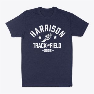 Harrison Elementary School Track and Field Classic Dad T-Shirt