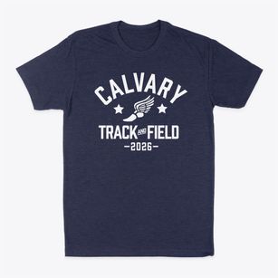 Calvary Baptist Academy Track and Field Classic Dad T-Shirt
