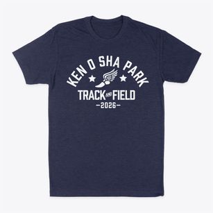 Ken O Sha Park Elementary School Track and Field Classic Dad T-Shirt