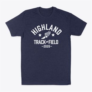 Highland Elementary School Track and Field Classic Dad T-Shirt