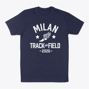 Milan Elementary School Track and Field Classic Dad T-Shirt