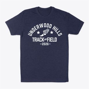 Underwood Hills Elementary School Track and Field Classic Dad T-Shirt