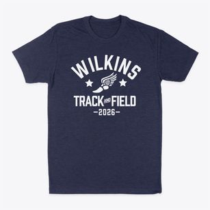 Wilkins Elementary School Track and Field Classic Dad T-Shirt