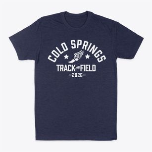 Cold Springs School Track and Field Classic Dad T-Shirt
