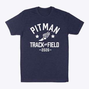 Pitman Memorial Elementary School Track and Field Classic Dad T-Shirt