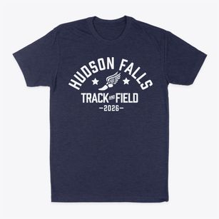 Hudson Falls Middle School Track and Field Classic Dad T-Shirt