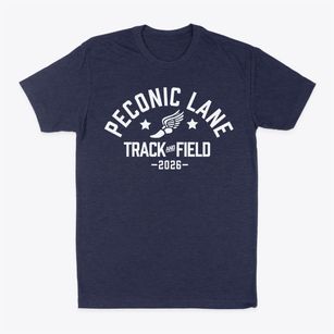 Peconic Lane Primary School Track and Field Classic Dad T-Shirt