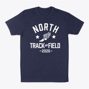 North Main Street Elementary School Track and Field Classic Dad T-Shirt