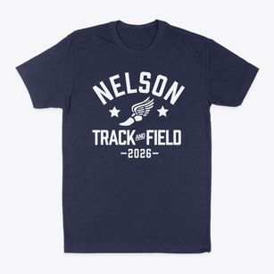 Nelson Elementary School Track and Field Classic Dad T-Shirt