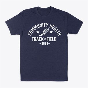 Community Health Academy Track and Field Classic Dad T-Shirt