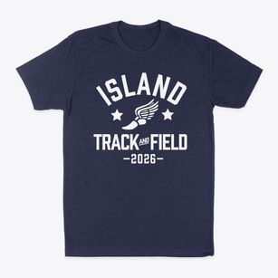 Island Trees Stokes Elementary School Track and Field Classic Dad T-Shirt