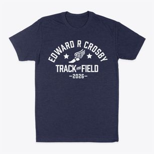 Edward R Crosby Elementary School Track and Field Classic Dad T-Shirt