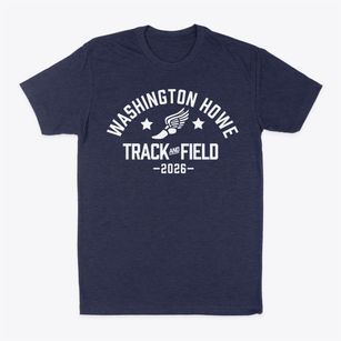 Mary Washington Howe Elementary School Track and Field Classic Dad T-Shirt