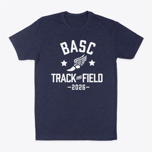 British American School Of Charlotte Track and Field Classic Dad T-Shirt