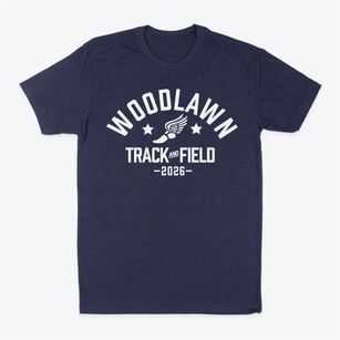 Woodlawn High School Track and Field Classic Dad T-Shirt
