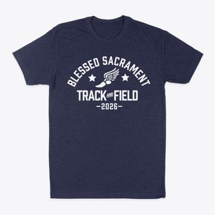 Blessed Sacrament Track and Field Classic Dad T-Shirt