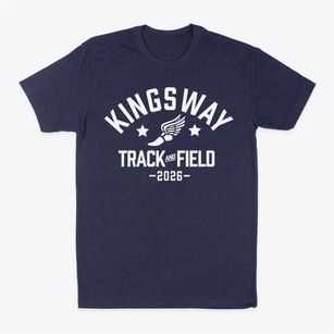 Kingsway Christian School Track and Field Classic Dad T-Shirt