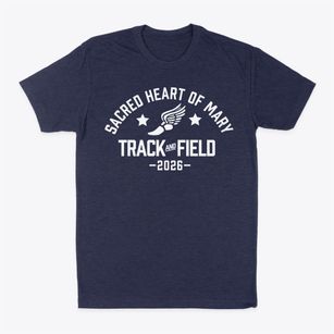 Sacred Heart Of Mary School Track and Field Classic Dad T-Shirt