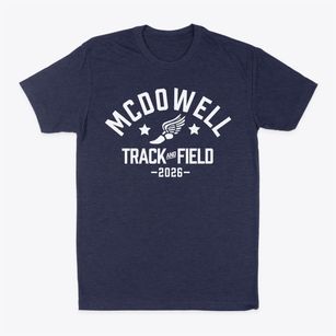 Mcdowell Elementary School Track and Field Classic Dad T-Shirt