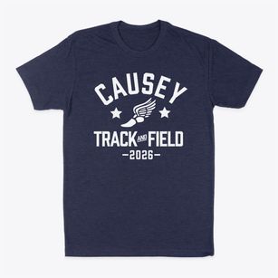 Causey Middle School Track and Field Classic Dad T-Shirt