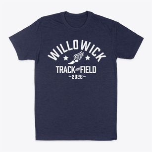 Willowick Middle School Track and Field Classic Dad T-Shirt