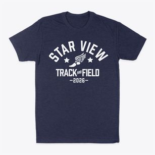 Star View Elementary School Track and Field Classic Dad T-Shirt