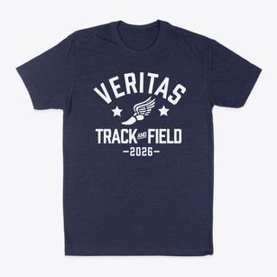 Veritas School Track and Field Classic Dad T-Shirt