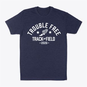 Trouble Free Educational School Track and Field Classic Dad T-Shirt