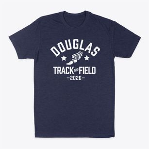 Douglas High School Track and Field Classic Dad T-Shirt