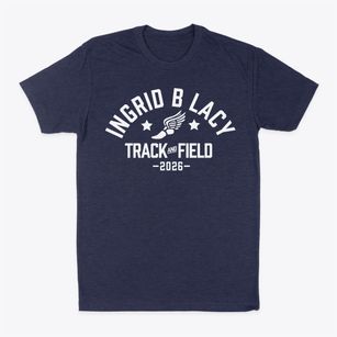 Ingrid B Lacy Middle School Track and Field Classic Dad T-Shirt