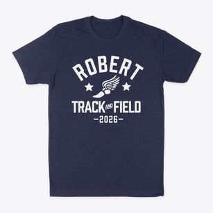 Robert Morris Elementary School 27 Track and Field Classic Dad T-Shirt