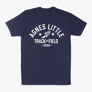 Agnes Little Elementary School Track and Field Classic Dad T-Shirt