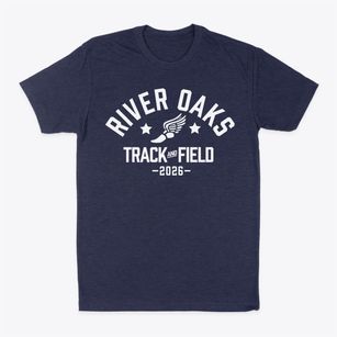 River Oaks Middle School Track and Field Classic Dad T-Shirt