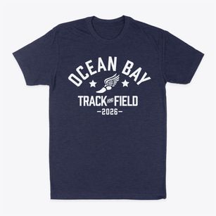 Ocean Bay Elementary Track and Field Classic Dad T-Shirt