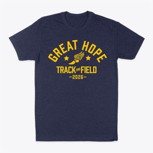 Great Hope Baptist School Track and Field Classic Dad T-Shirt