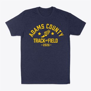 Adams County Sd 14 Child Care Center Track and Field Classic Dad T-Shirt
