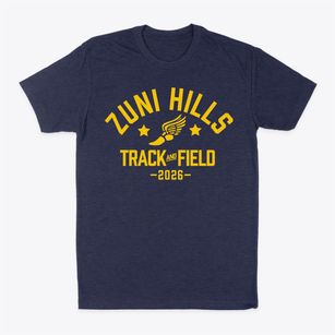 Zuni Hills Elementary School Track and Field Classic Dad T-Shirt