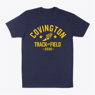 Covington Academy Track and Field Classic Dad T-Shirt