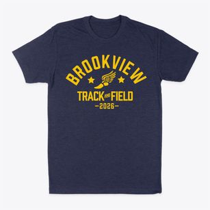 Brookview Elementary School Track and Field Classic Dad T-Shirt