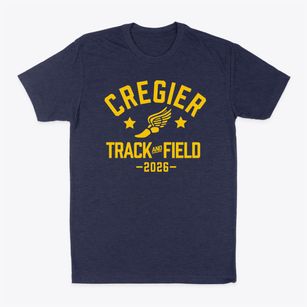 Cregier Vocational High School Track and Field Classic Dad T-Shirt