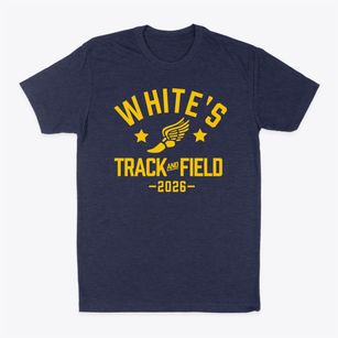 White's High School Track and Field Classic Dad T-Shirt